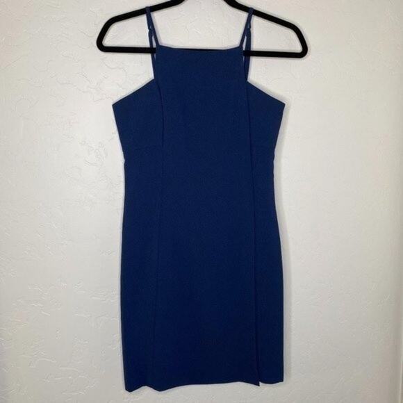BCBGeneration NWT Dark Navy Square Neck Dress 4 - Picture 10 of 10